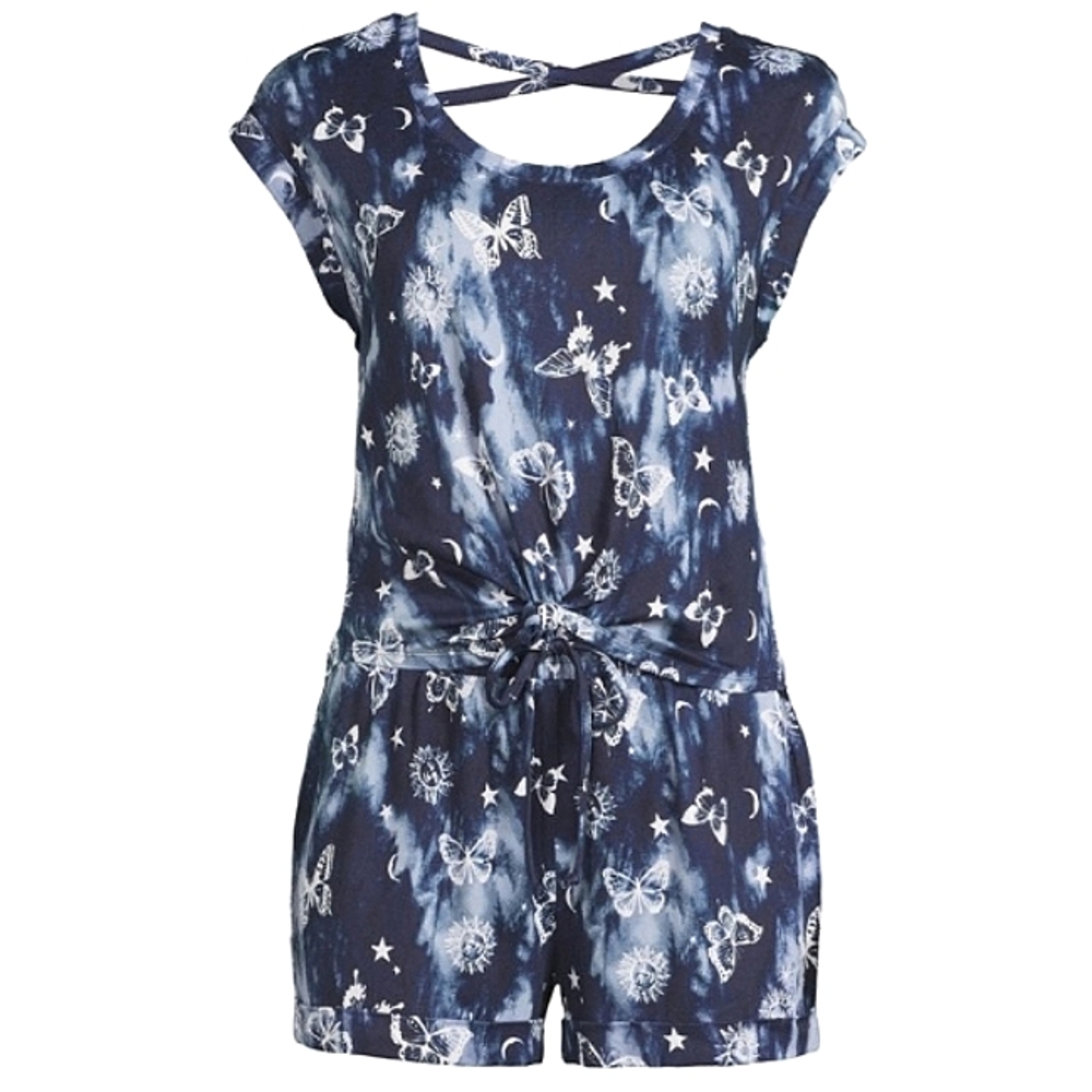 NWOT Juniors NOBO Tie Dye Print Active Top & Matching Shorts 2pc Set~XL(15-17)